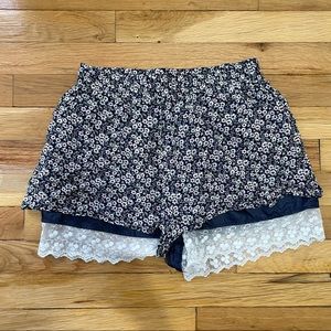 Floral Lace Shorts